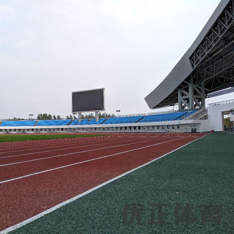 陶瓷颗粒防滑路面环保塑胶跑道